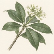 Pencil study of Alstonia scholaris
