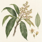 Pencil study of Mangifera indica